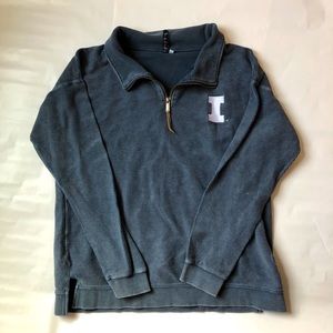 University of Illinois Quarter Zip Sweater